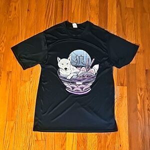 Ramen Noodle Husky Dog Shirt. Medium. Great condition and unique. Japanese 🍜